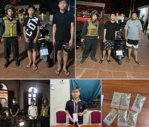 Phòng Cảnh sát cơ động: Xử lý 4 thanh thiếu niên vi phạm pháp luật đêm 11.7